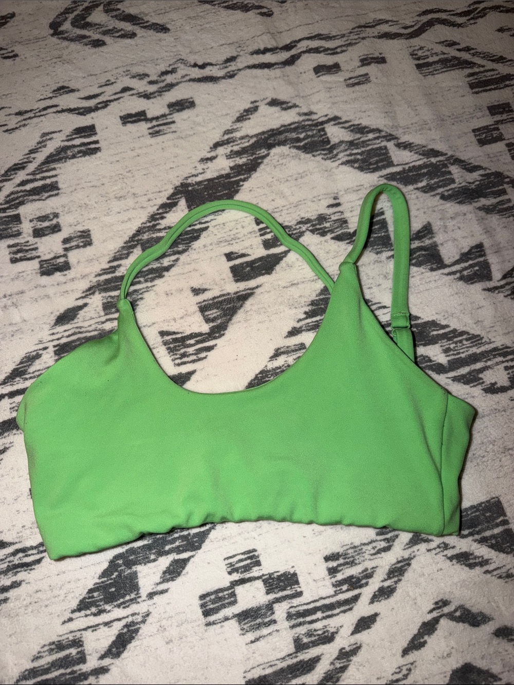 Paragon Green Asymmetrical Bra from the Cosmic Collection size S!